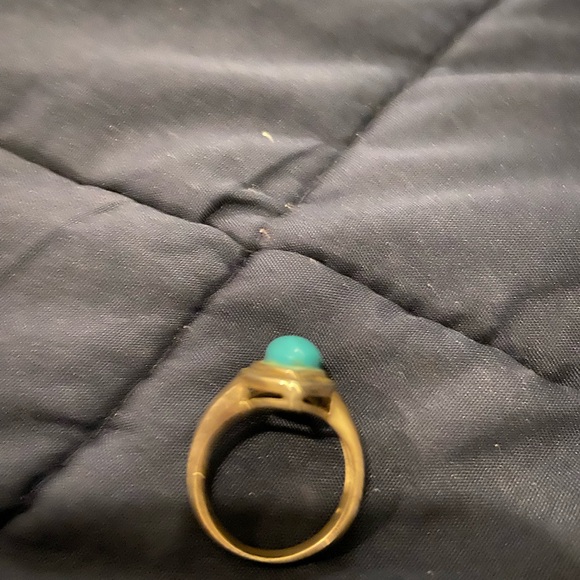 turquoise marquis.925 ring size8 - Picture 3 of 4